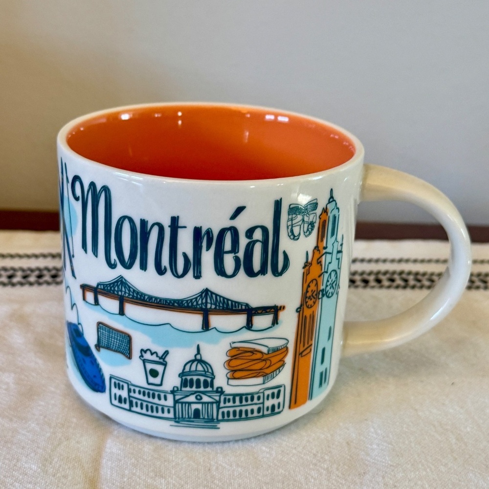 Starbucks Montreal Been There Series - Across the Globe Coffee Mug 14fl oz NEW